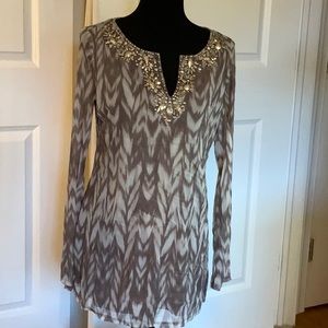 INC vneck dress blouse